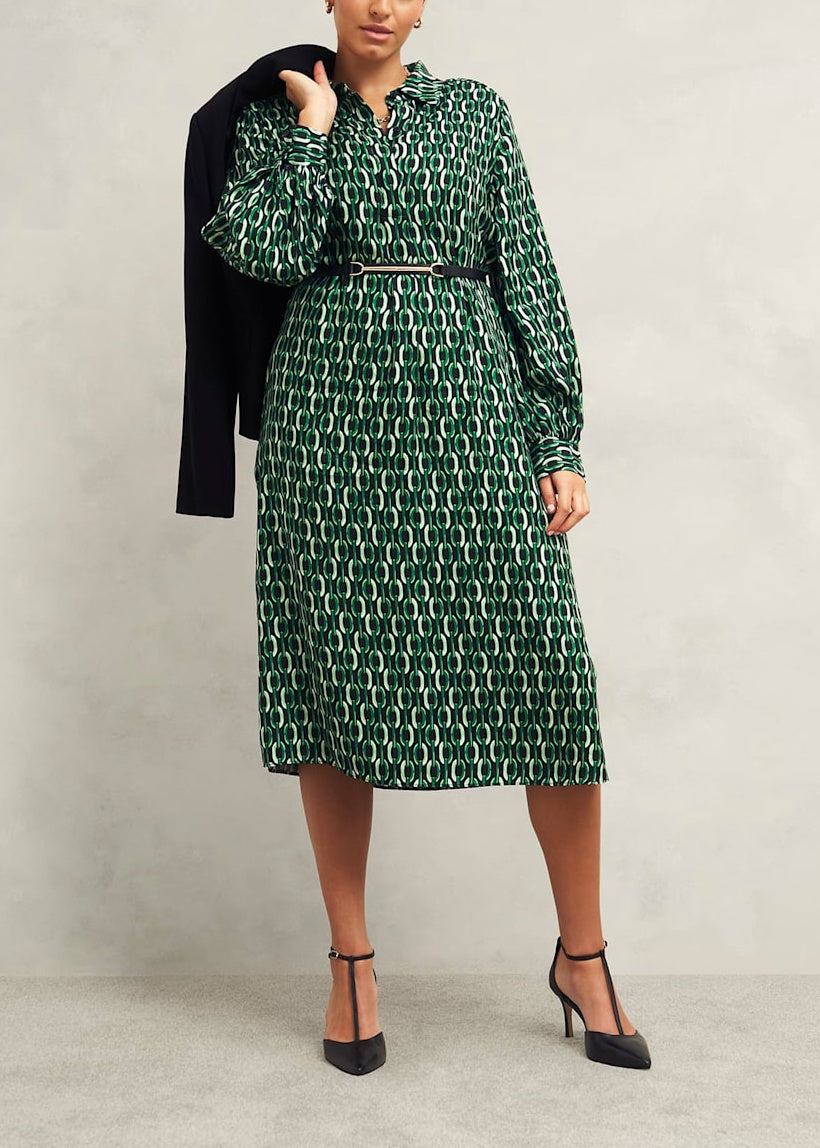 Florian Dress 0125/5251/9021l00 Navy-Green