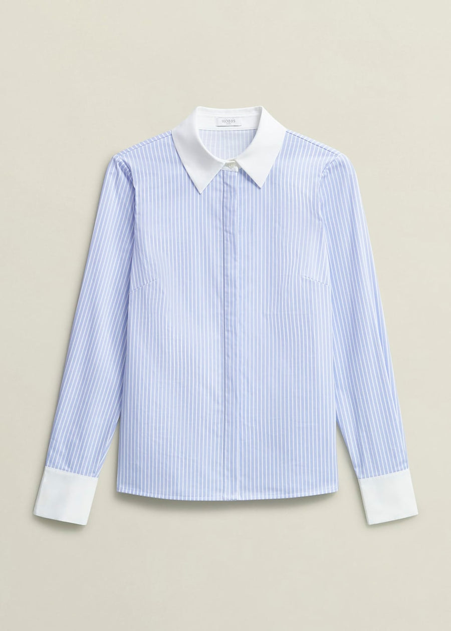 Victoria Shirt 0125/6080/9083l00 Pale-Blue-White