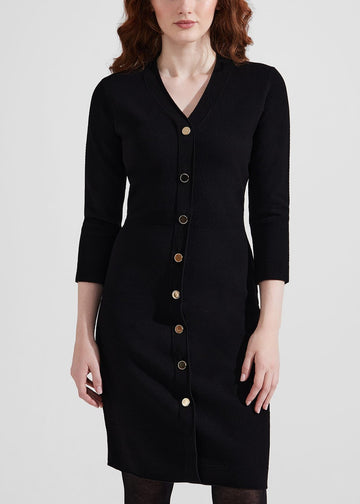 Marlee Knitted Dress 0223/9500/1085l00 Black