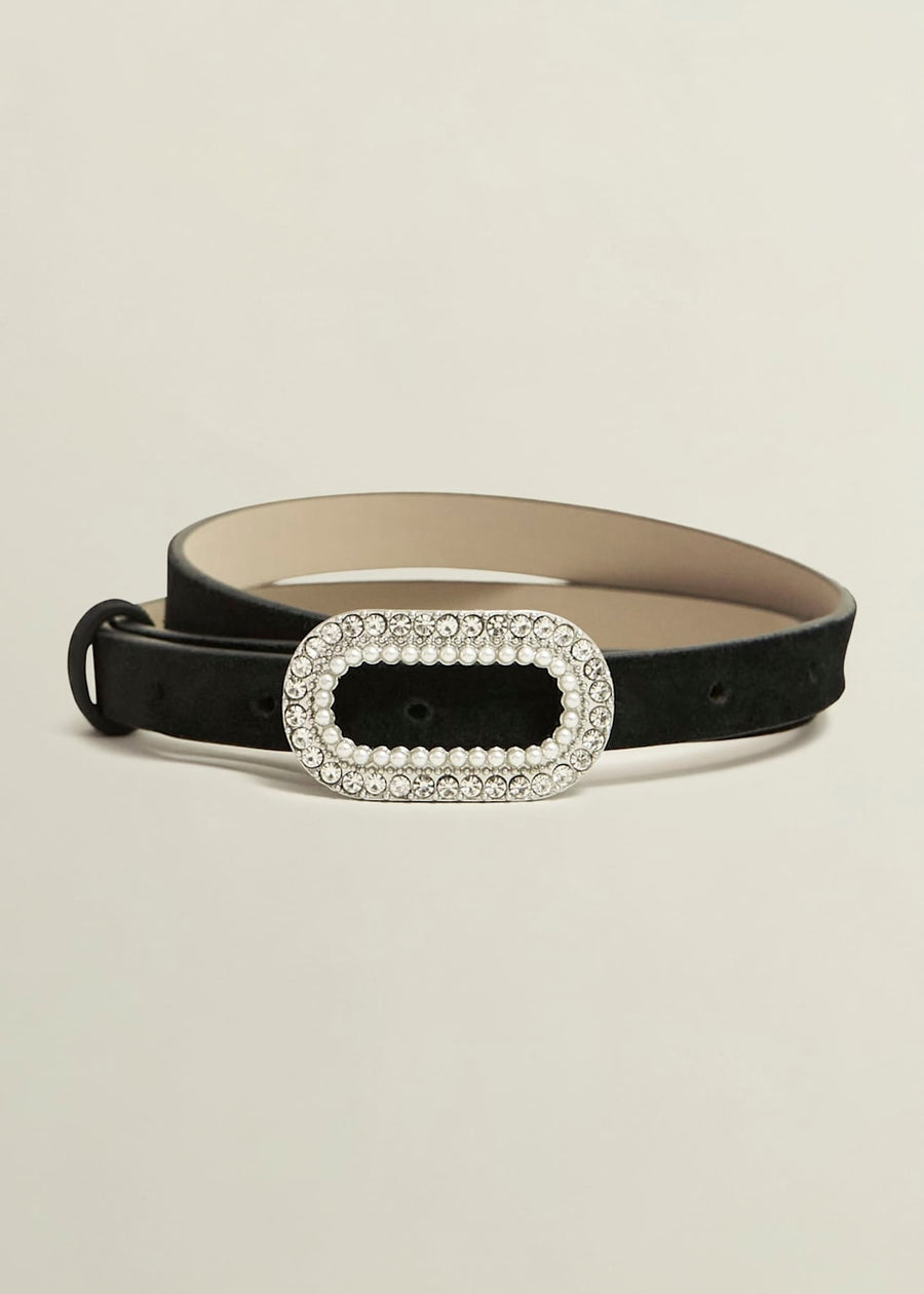 Cathy Jewelled Belt 0224/1069/021000 Black