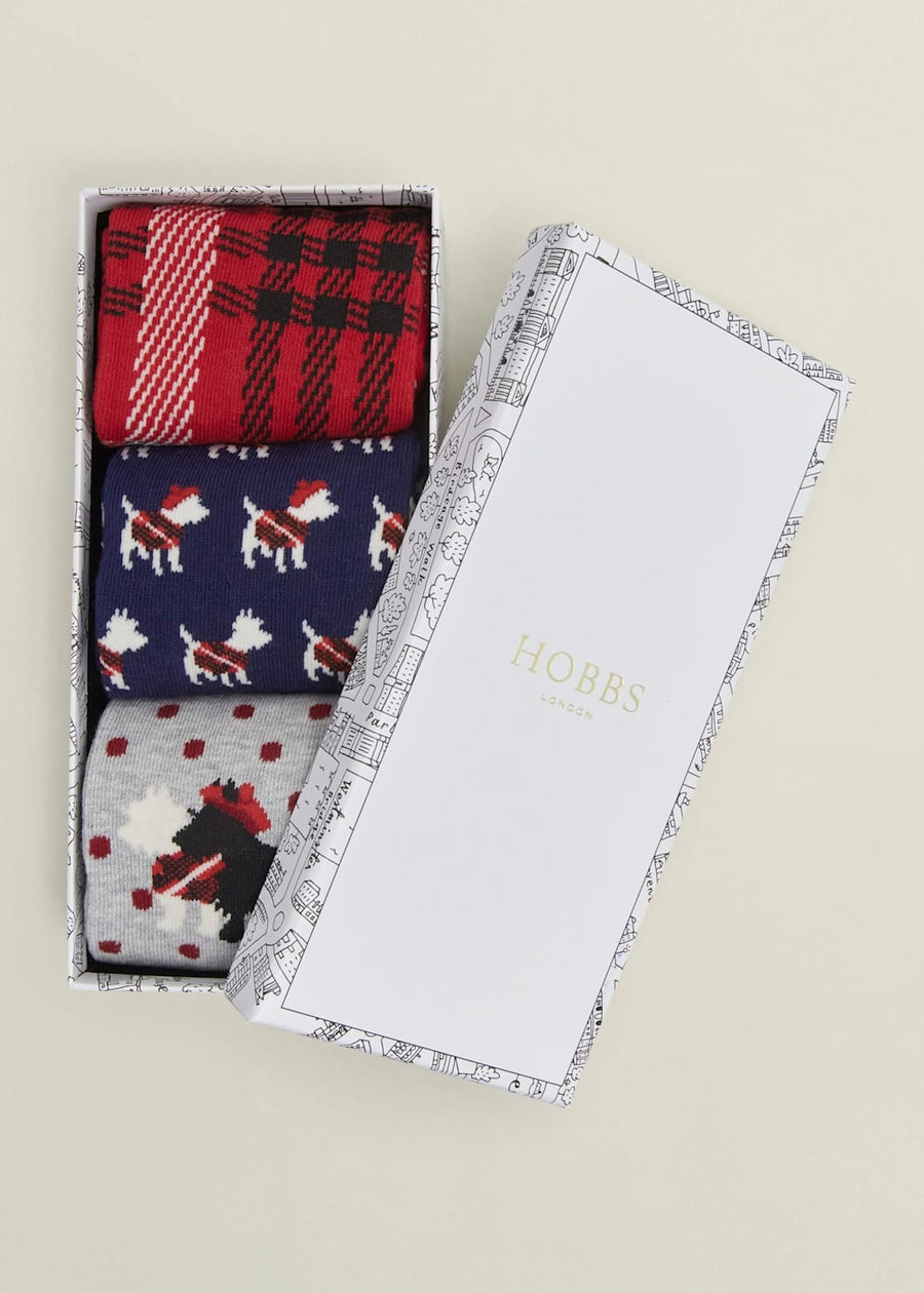 Westie Dog Sock Set 0224/1484/055000 Multi