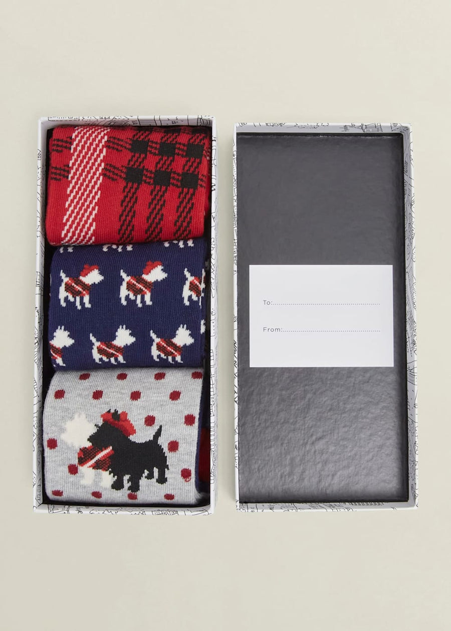 Westie Dog Sock Set 0224/1484/055000 Multi