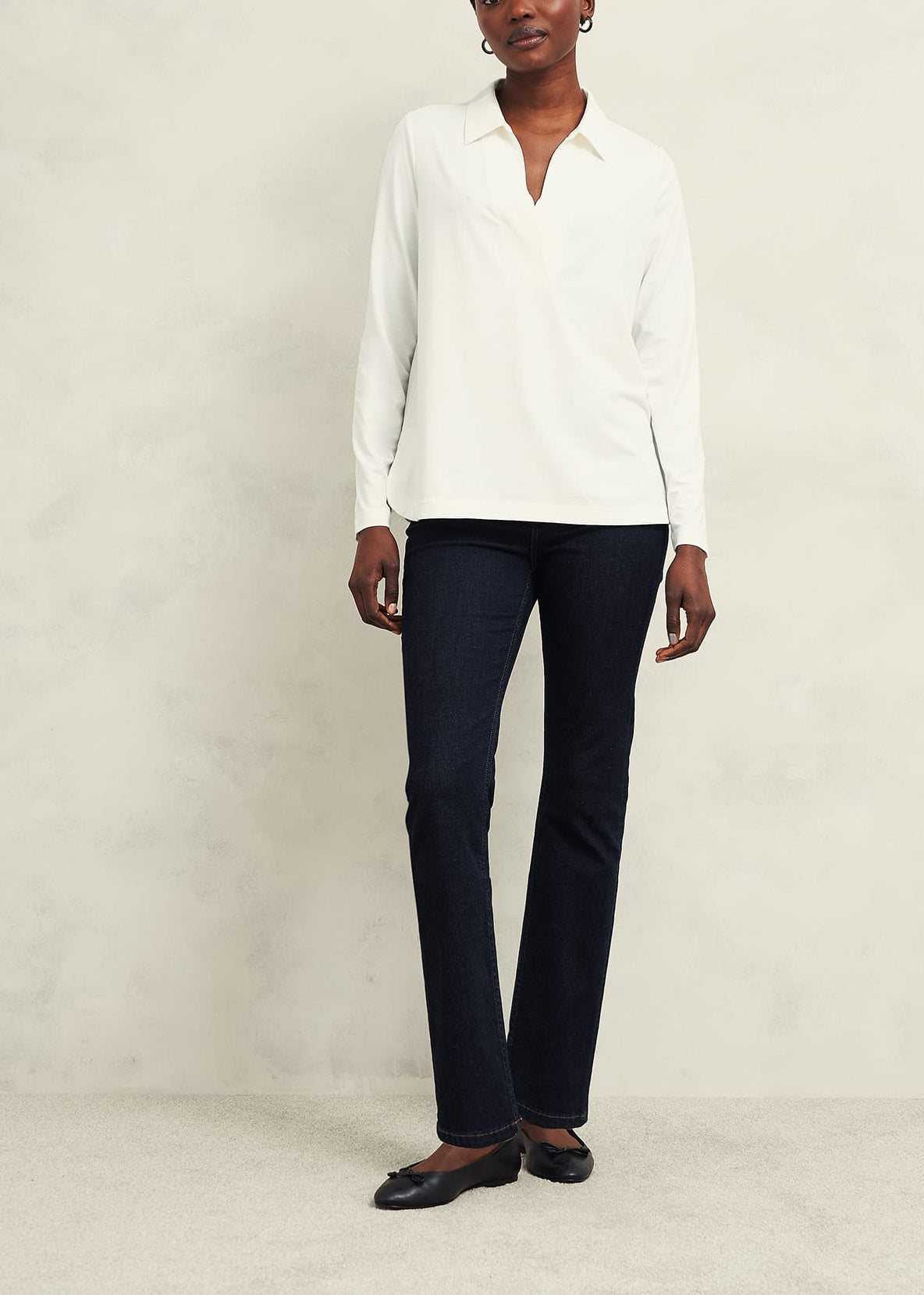 Gwen Jersey Blouse 0224/2003/1185l00 Hobbs-Ivory