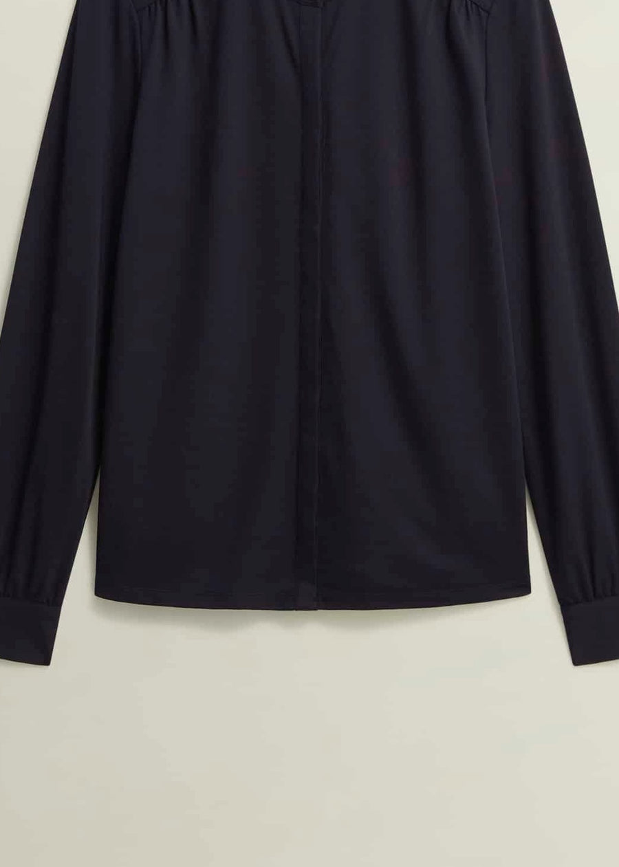 Alana Jersey Blouse 0224/2004/1185l00 Hobbs-Navy