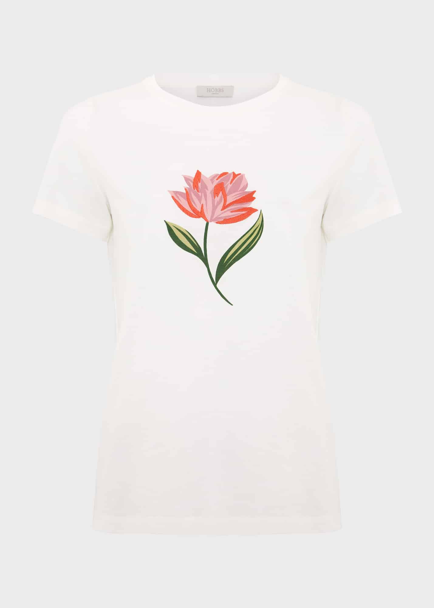 Pixie Printed T-shirt 0224/2023/1144l00 Ivory-Pink