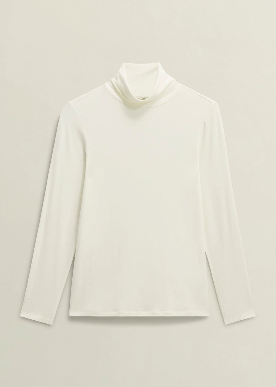 Mischa Roll Neck Top 0224/2070/3669l00 Hobbs-Ivory