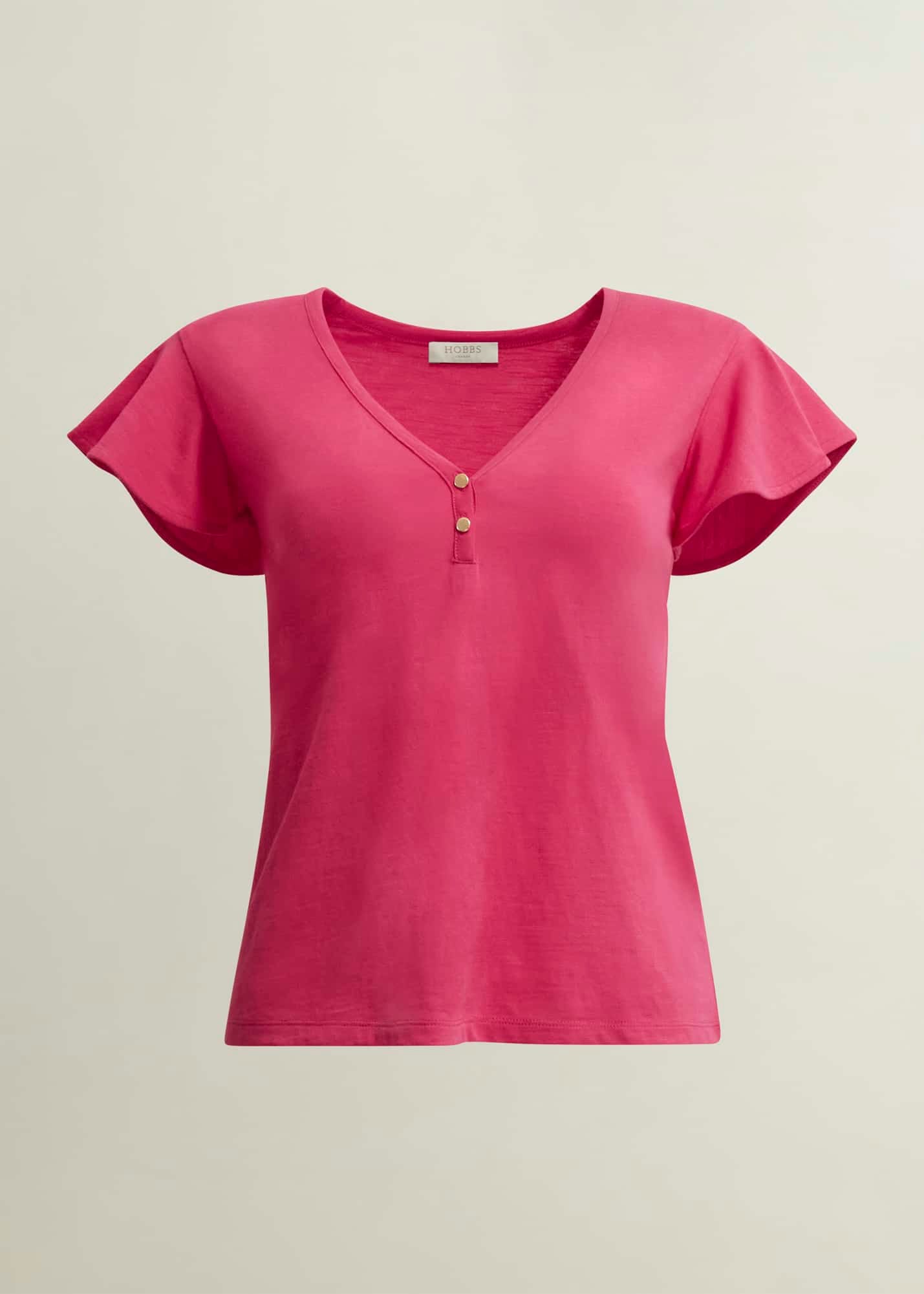 Pippa Slub Top 0224/2998/1144l00 Zinnia-Pink