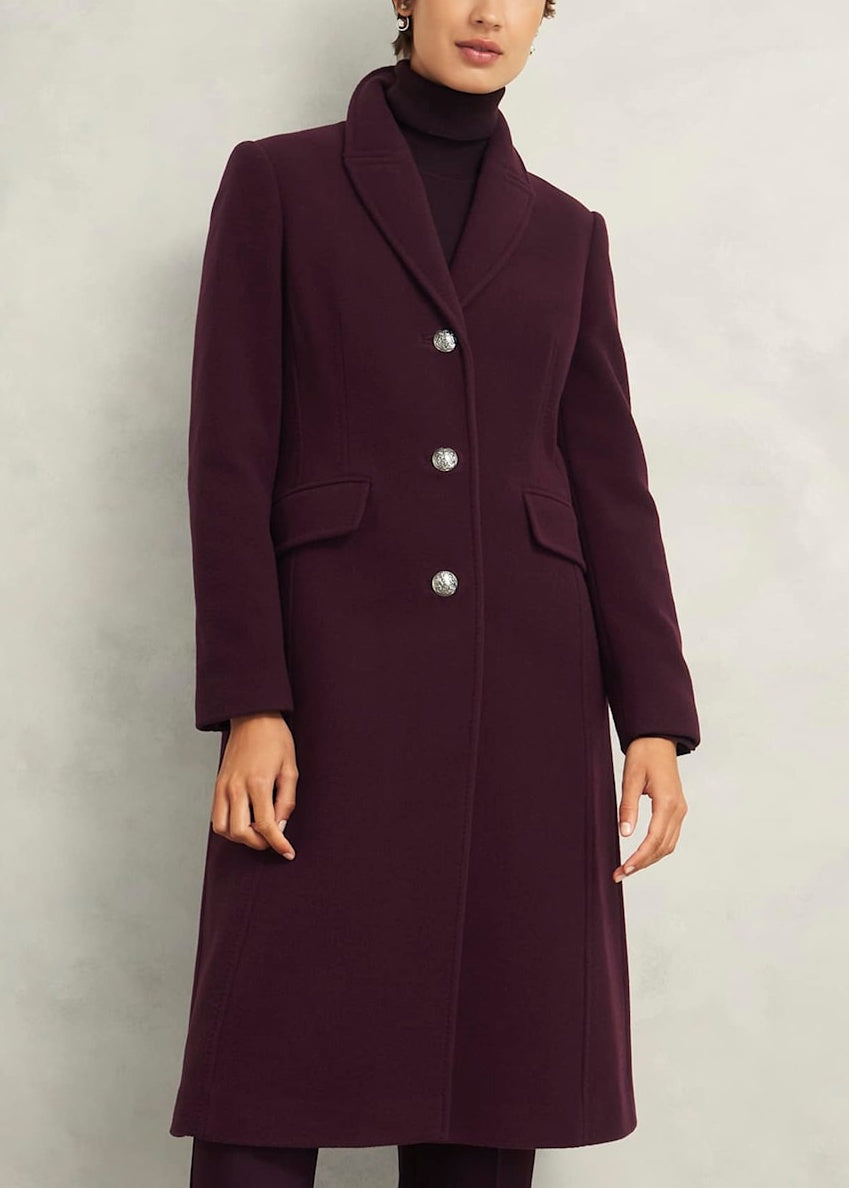 Edwina Coat 0224/3009/9044l00 Wine