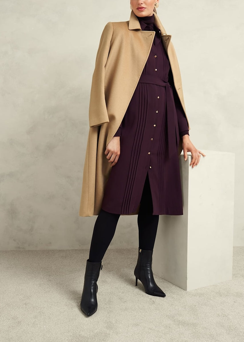 Livia Wool Coat 0224/3395/1049l00 Hobbs-Camel