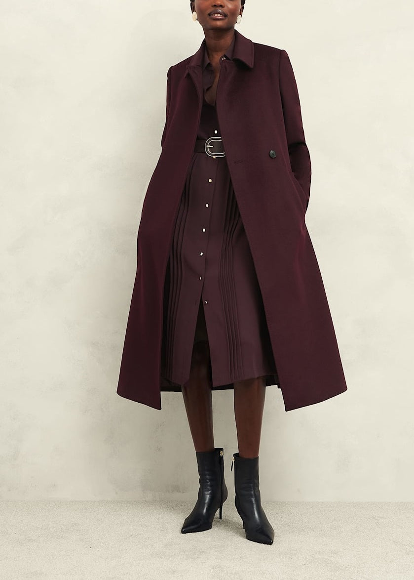 Livia Wool Coat 0224/3395/1049l00 Malbec-Purple