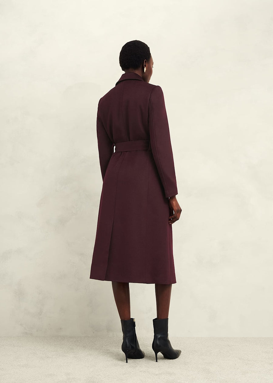 Livia Wool Coat 0224/3395/1049l00 Malbec-Purple