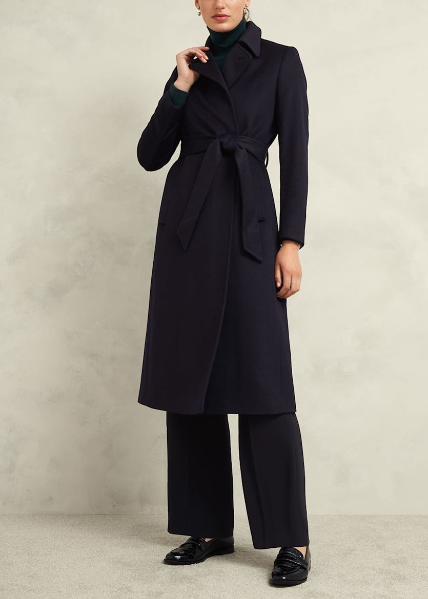 Livia Wool Coat 0224/3395/1049l00 Navy