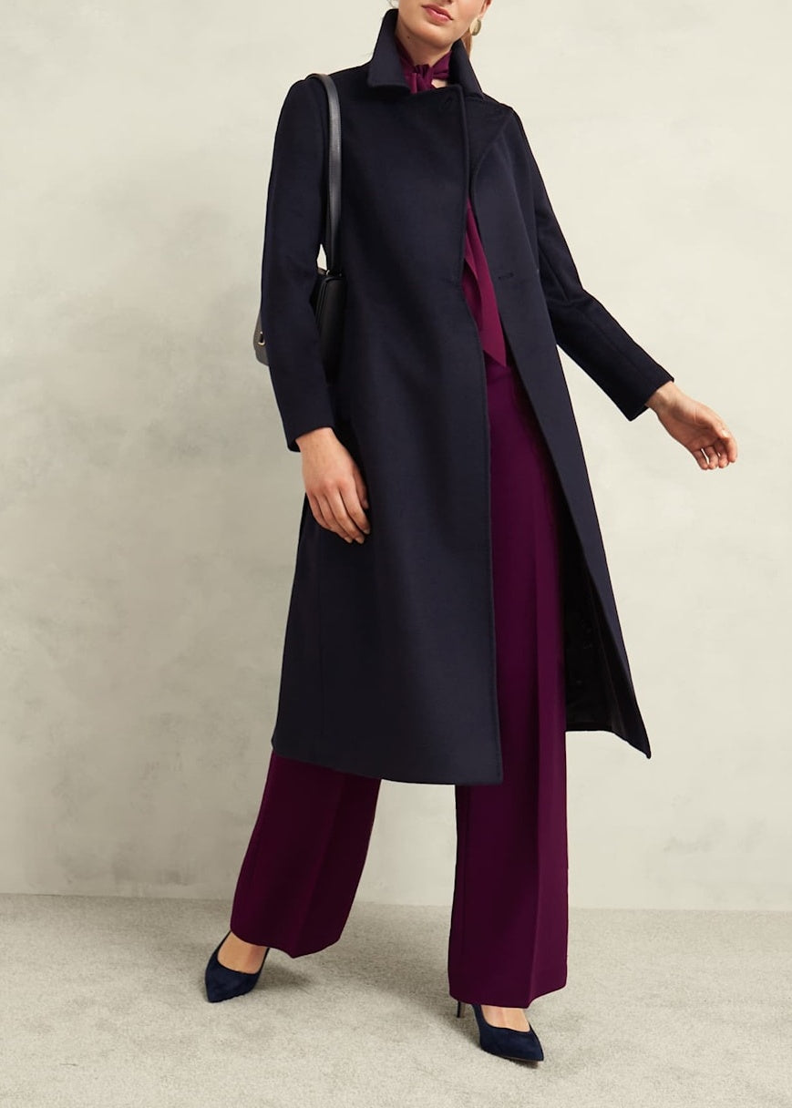 Livia Wool Coat 0224/3395/1049l00 Navy