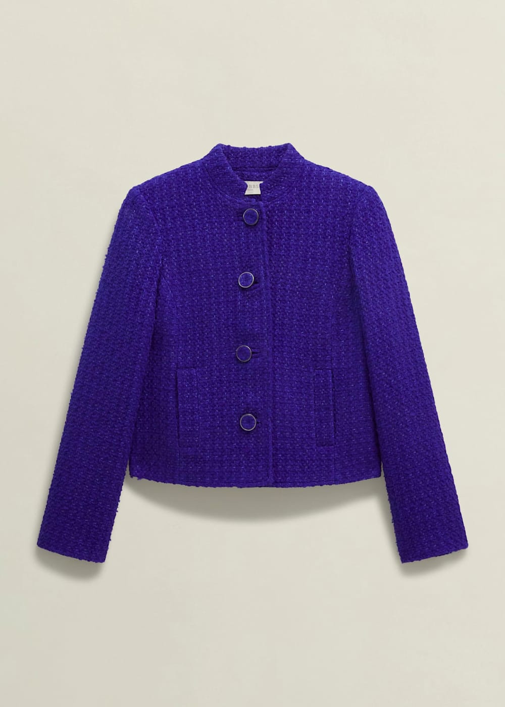 Khloe Tweed Jacket 0224/4014/6623l00 Cobalt