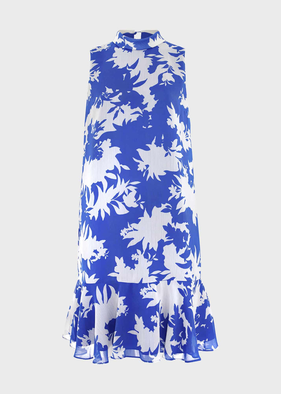 Madeline Dress 0224/5031/9045l00 Blue-Ivory