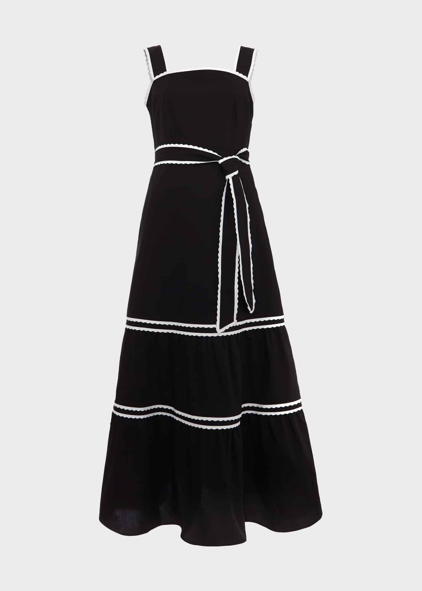 Chloe Dress 0224/5402/1144l00 Black-Ivory