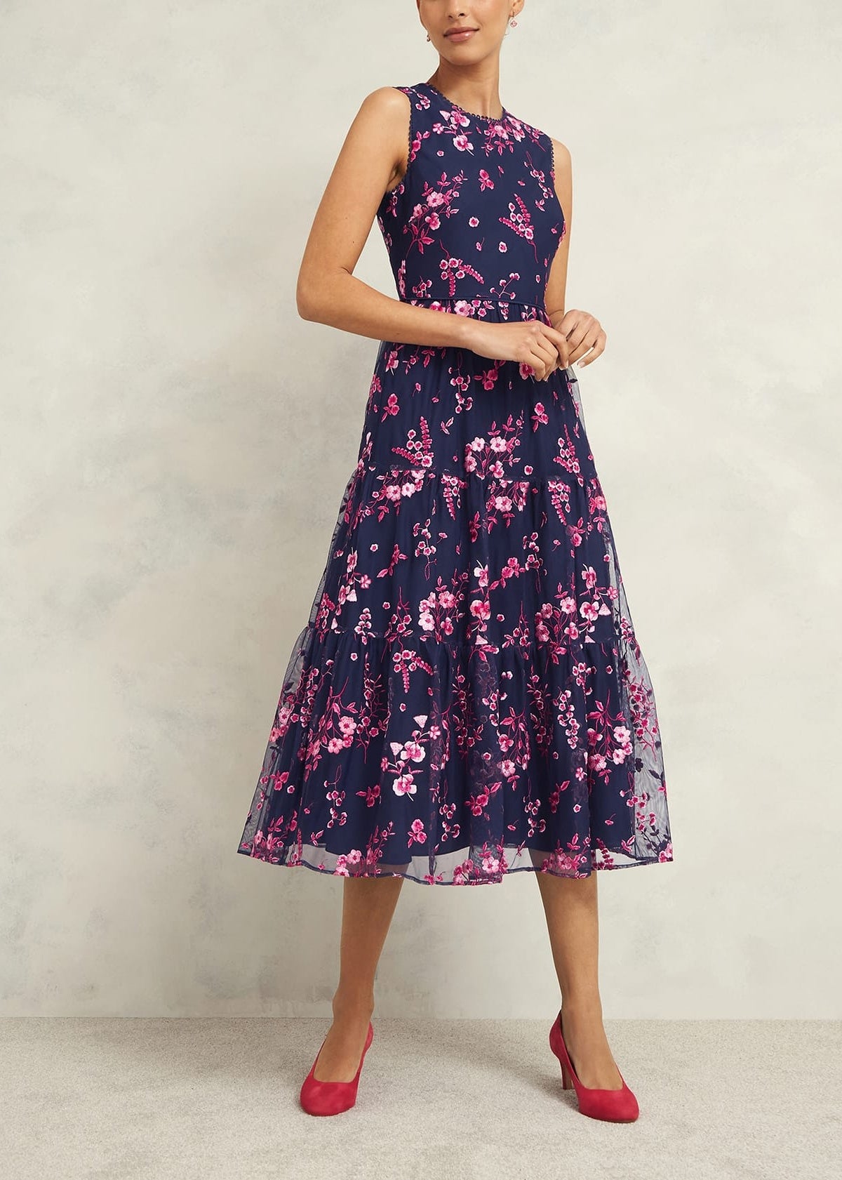 Bethany Dress 0224/5428/9045l00 Navy-Pink