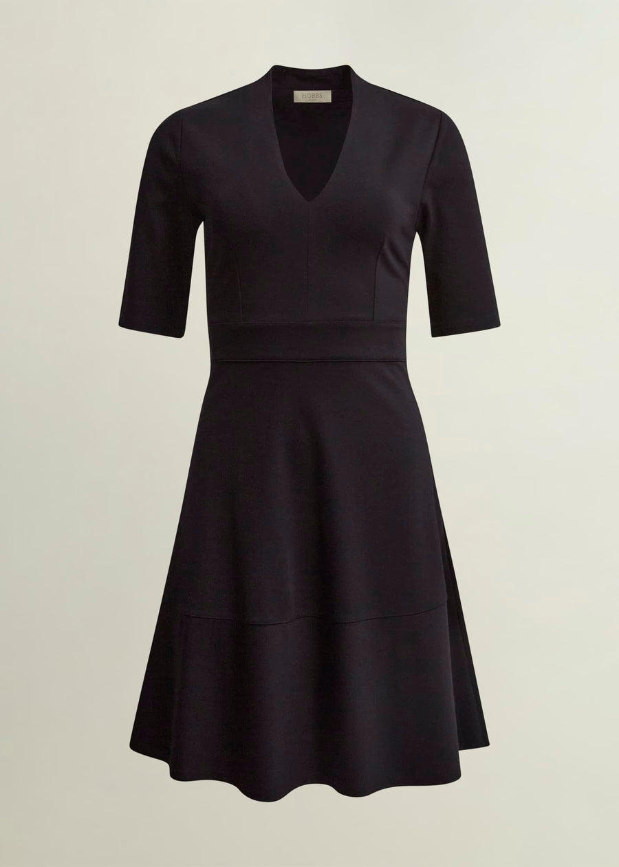 Emilia Ponte Dress 0224/5447/1185l00 Navy