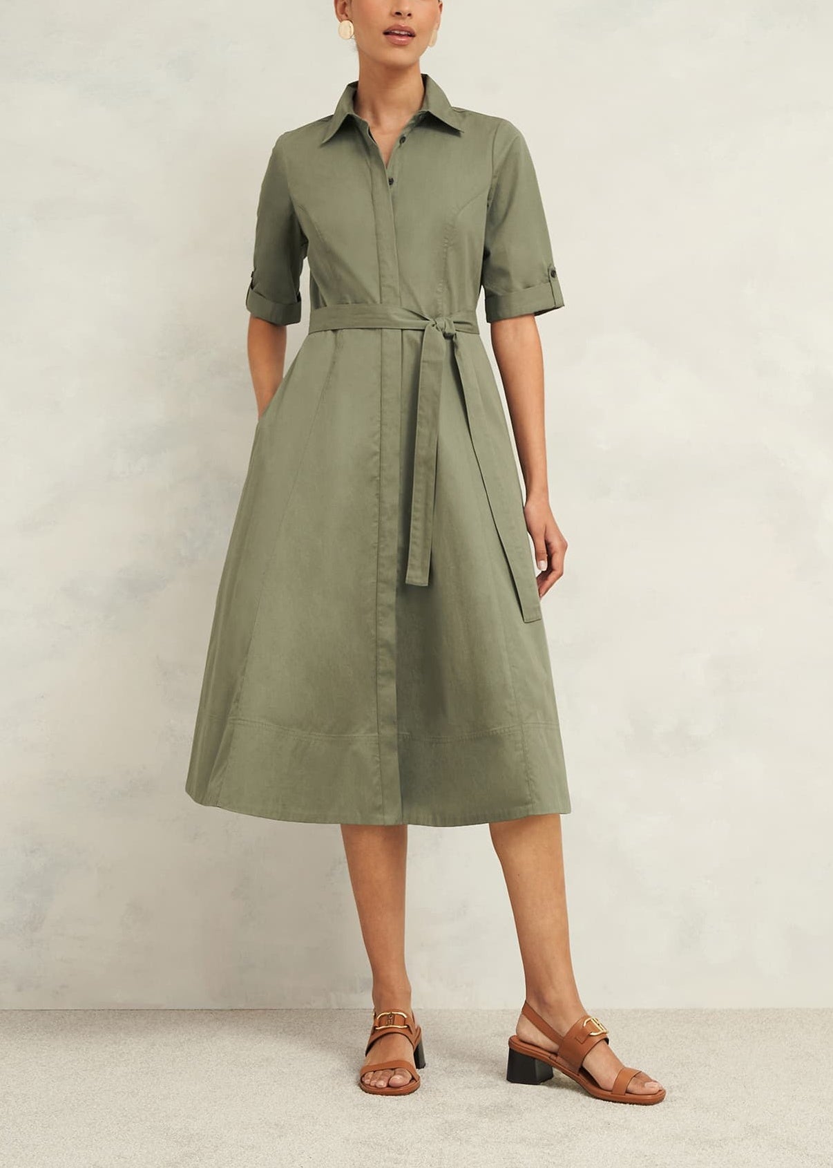 Riley Dress 0224/5449/1144l00 Sage-Green