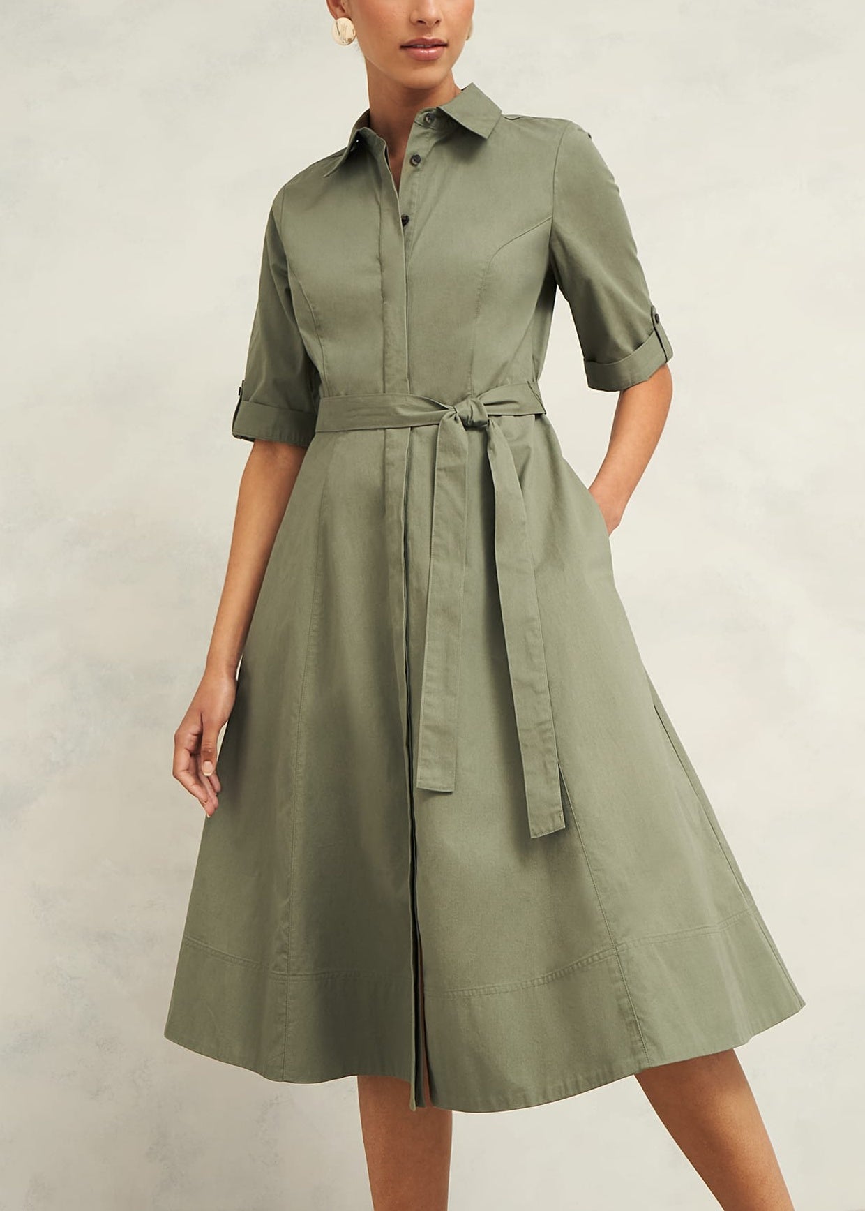 Riley Dress 0224/5449/1144l00 Sage-Green