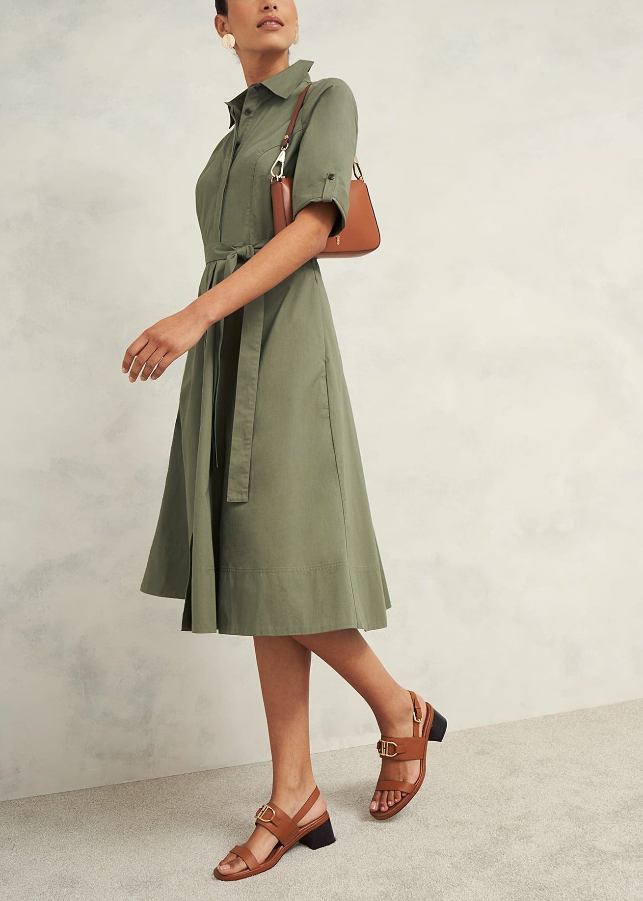 Riley Dress 0224/5449/1144l00 Sage-Green