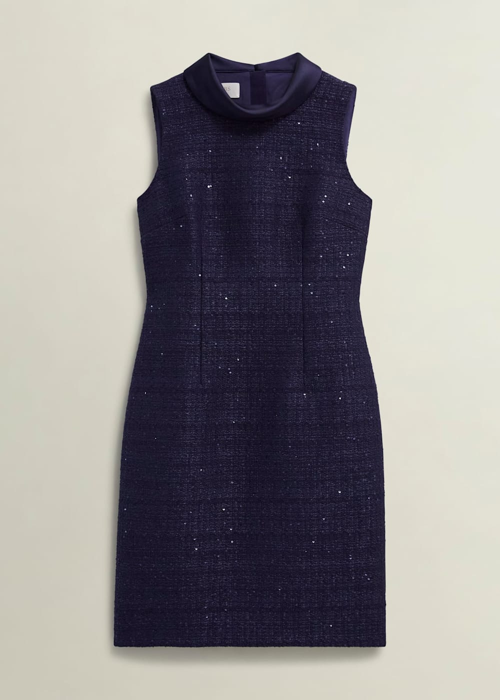 Prisha Tweed Dress 0224/5468/9083l00 Midnight-Navy