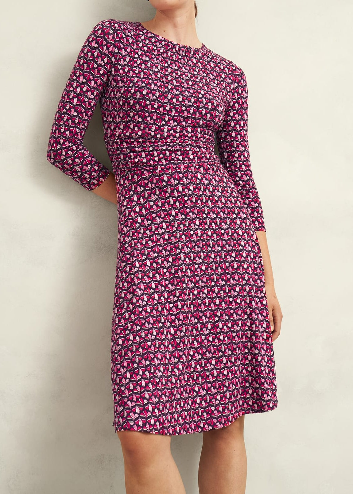 Bayview Jersey Dress 0224/5511/9324l00 Pink-Multi