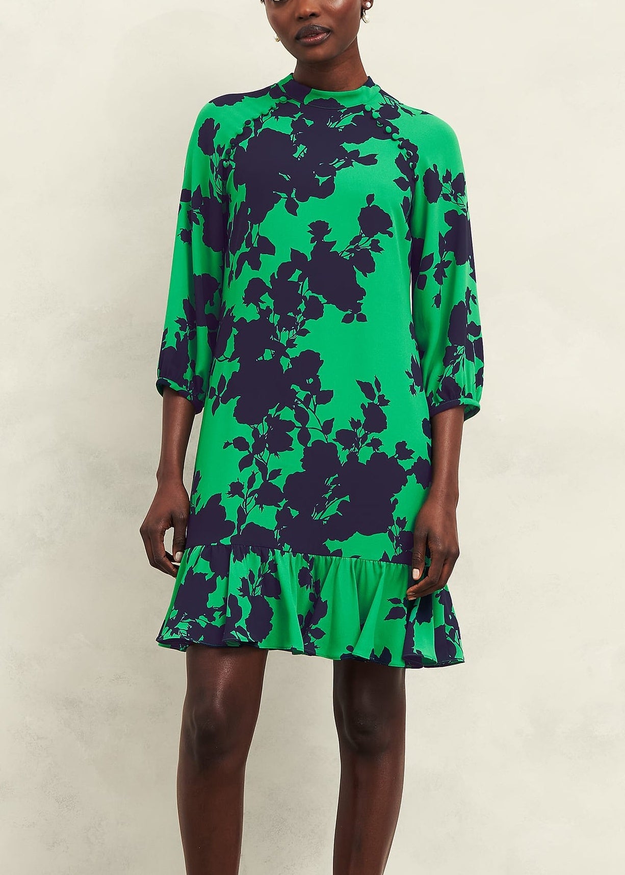 Georgia Dress 0224/5519/9045l00 Green-Navy