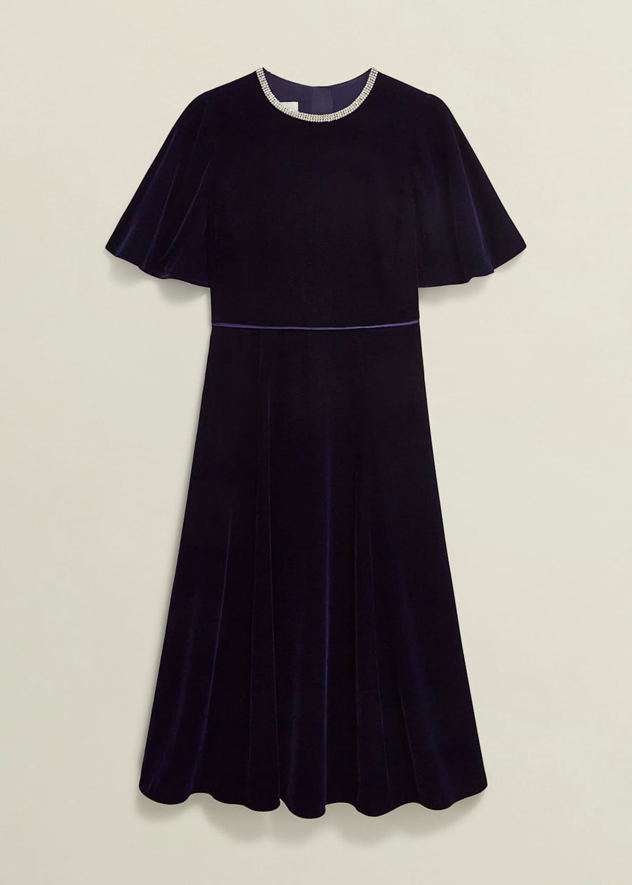 Petite Catalina Dress 0224/5528/9845l04 Midnight-Navy