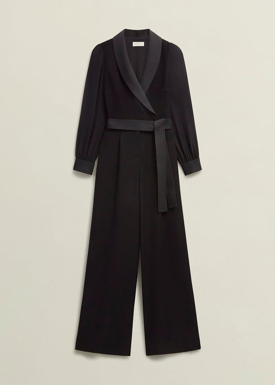 Maia Sleeved Jumpsuit 0224/5545/9045l00 Hobbs-Black