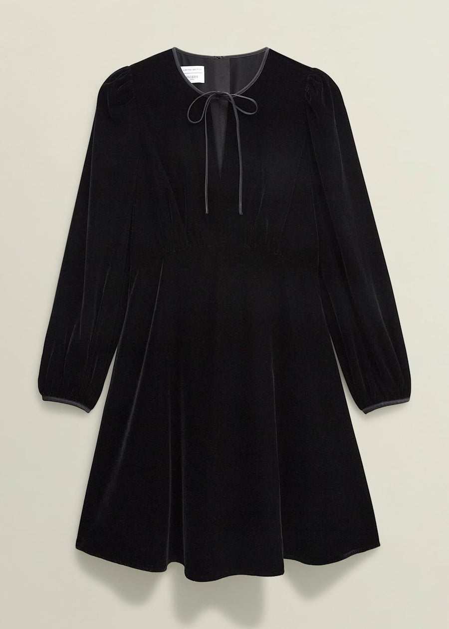 Osterly Velvet Dress 0224/5558/9845l00 Black