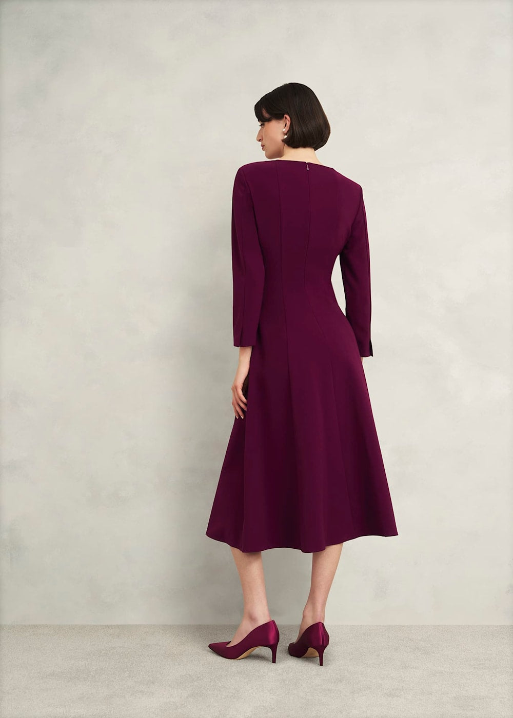 Leonora Dress 0224/5563/9045l00 Warm-Plum