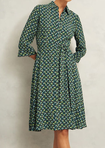 Petite Alex Dress 0224/5582/9021l04 Green-Multi