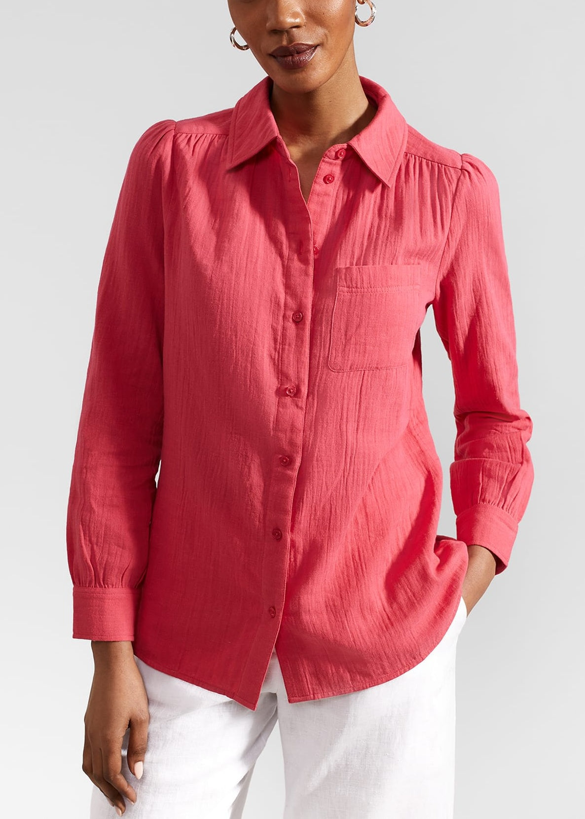 Jamie Shirt 0224/6116/1144l00 Wild-Berry-Pink