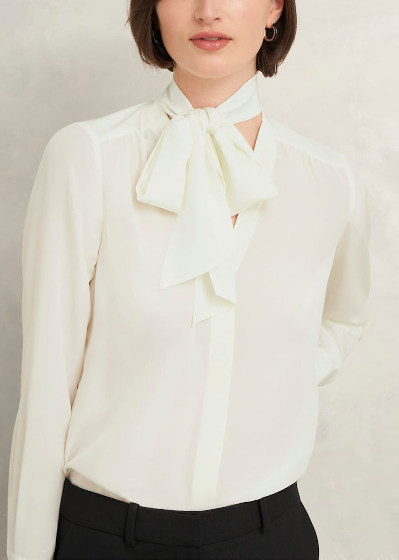 Mimi Silk Blouse 0224/6165/3642l00 Ivory