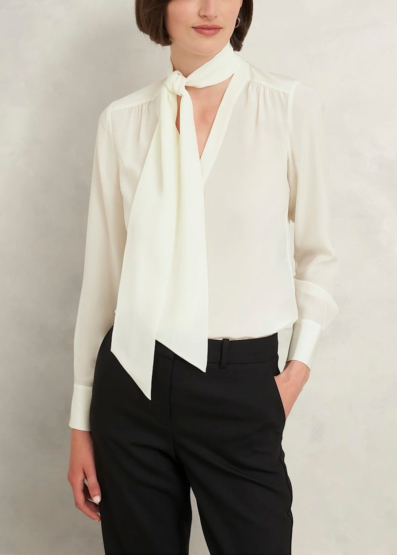 Mimi Silk Blouse 0224/6165/3642l00 Ivory