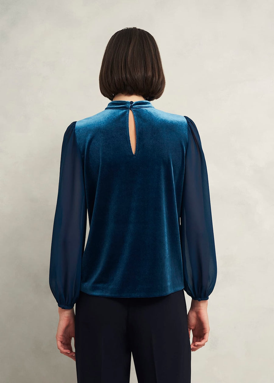 Rosalie Top 0224/6186/9845l00 Riverside-Blue