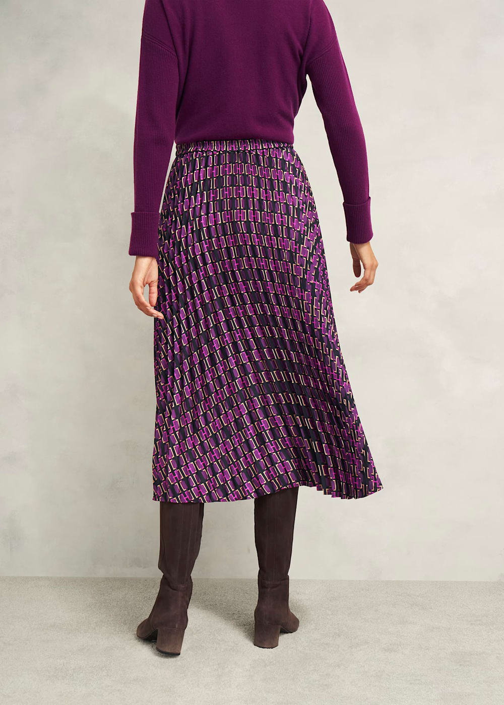 Kayla Skirt 0224/7521/9045l00 Purple-Multi