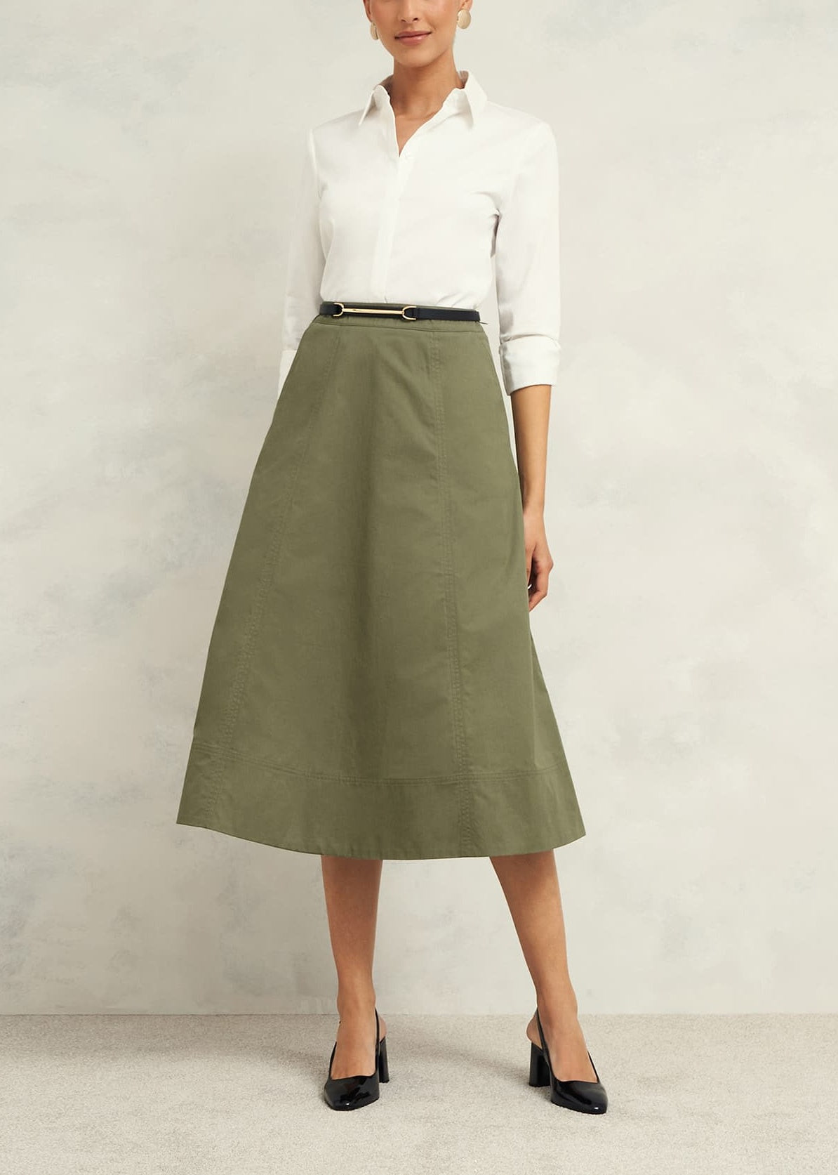 Avril Skirt 0224/7669/1144l00 Sage-Green