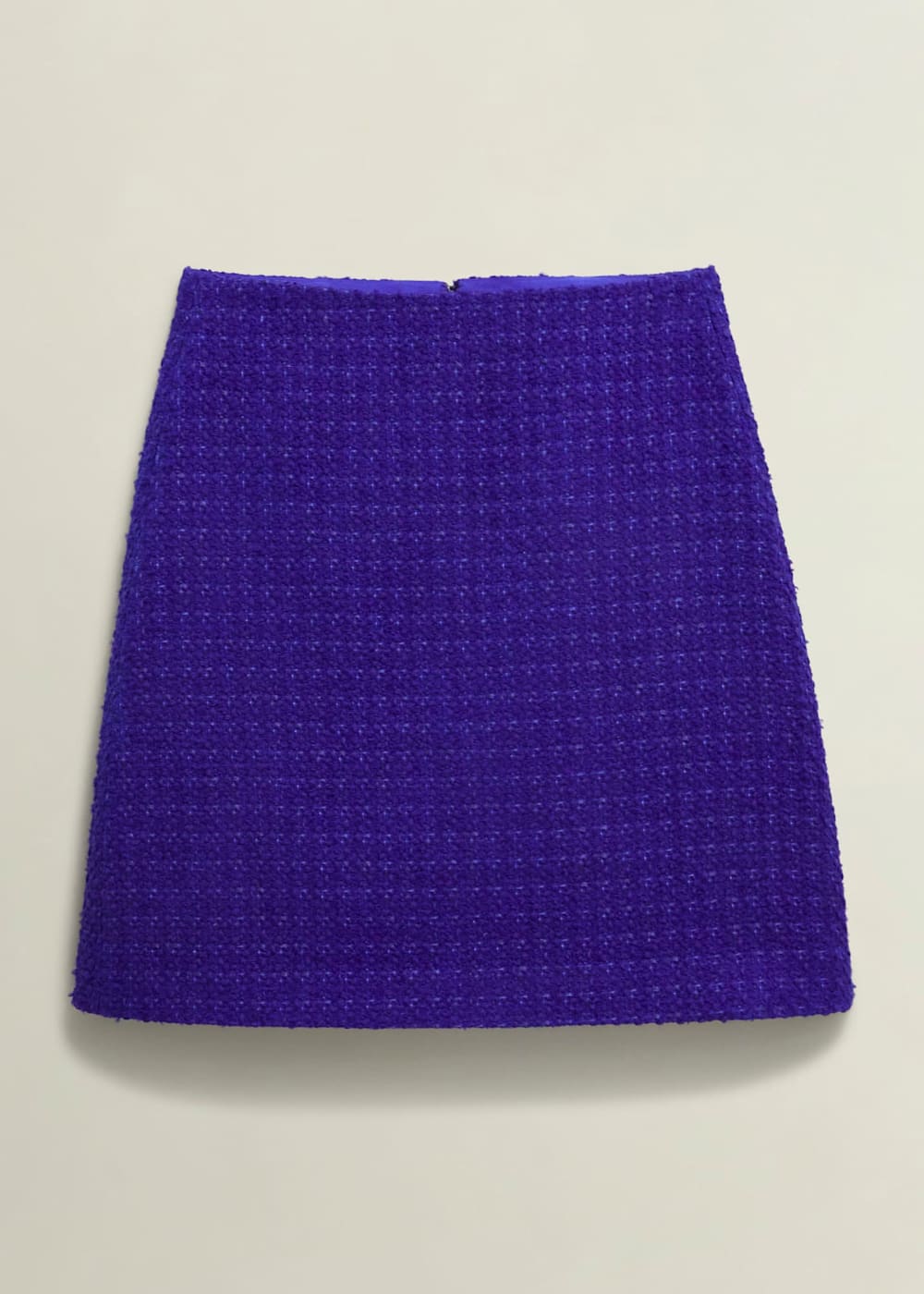 Khloe Tweed Skirt 0224/7684/6623l00 Cobalt