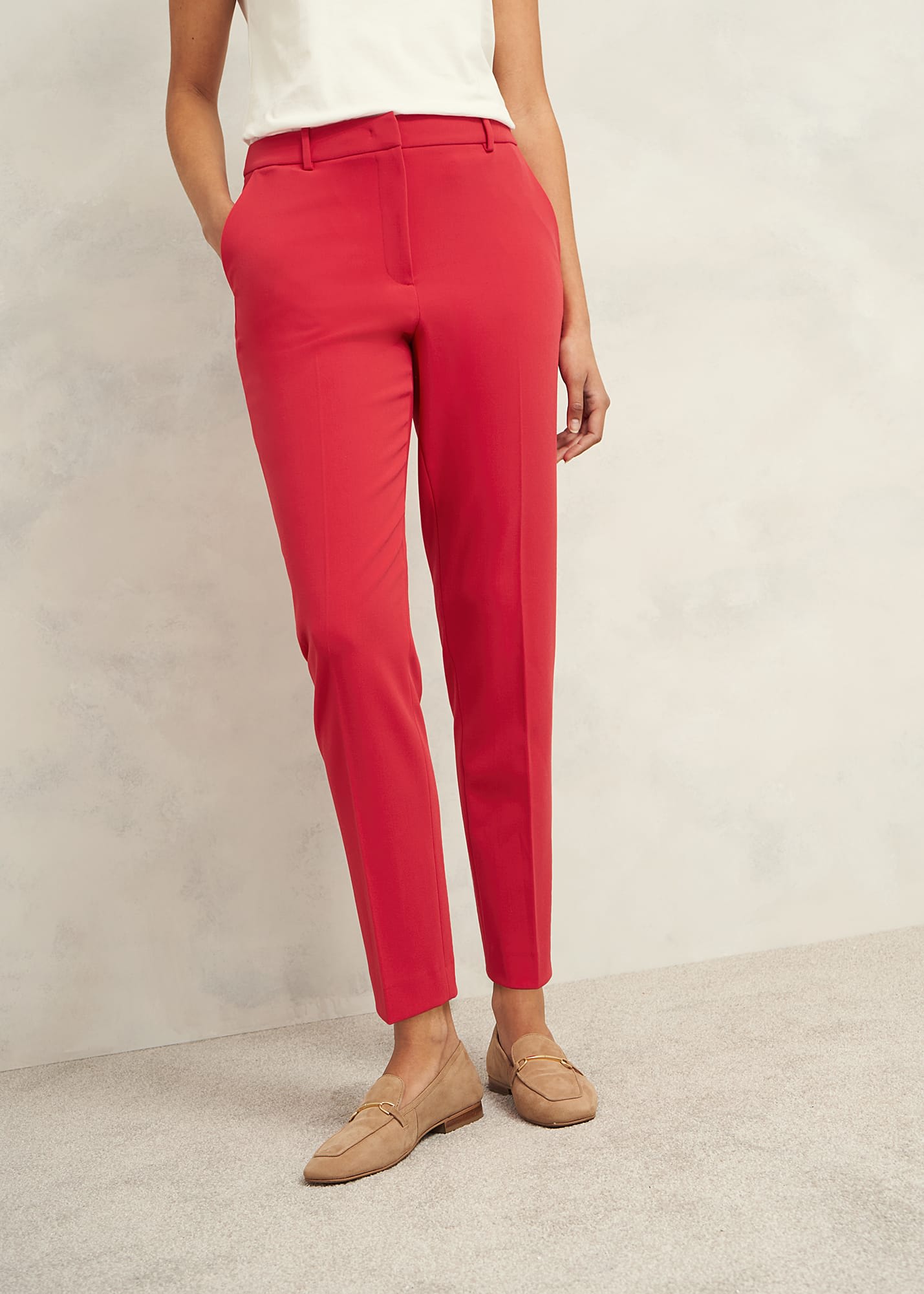 Miley Trousers 0224/8601/9845l00 Begonia-Red