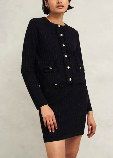 Sairey Knitted Jacket 0224/9359/1185l00 Black