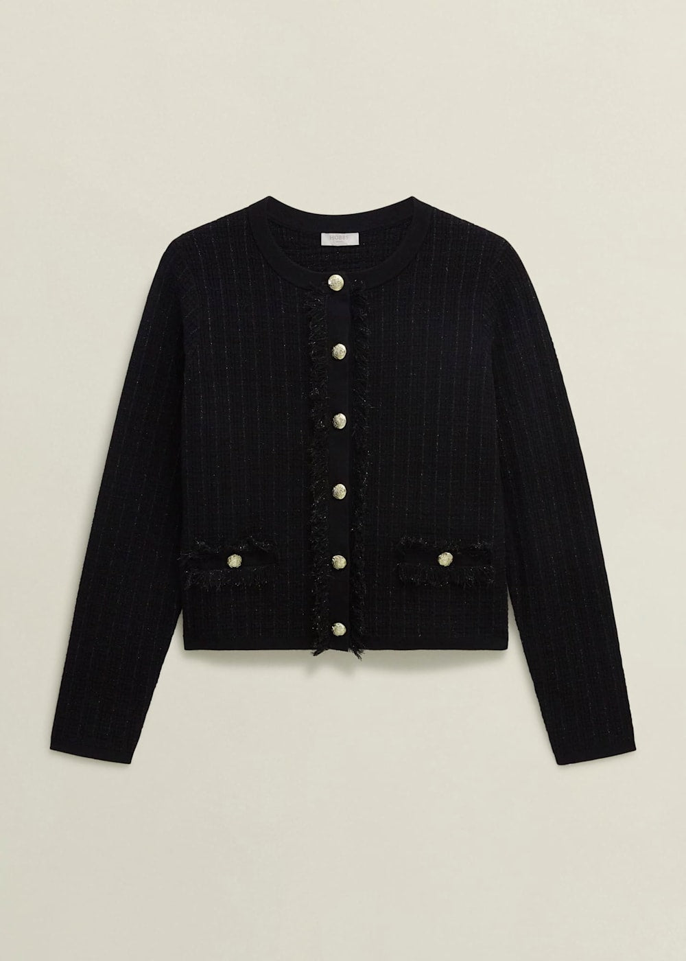 Sairey Knitted Jacket 0224/9359/1185l00 Black