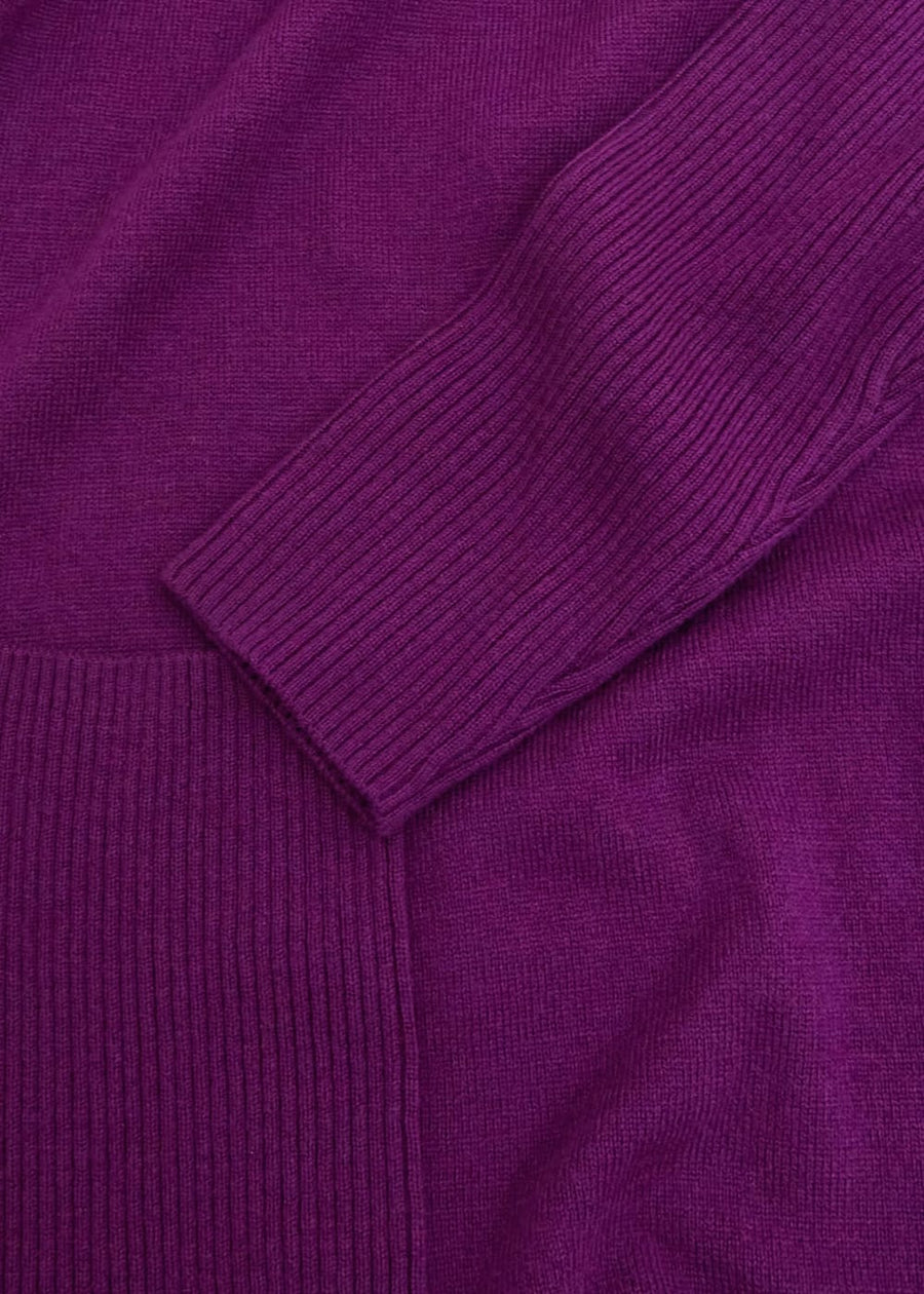 Devora Knitted Dress 0224/9441/9044l00 Vibrant-Purple