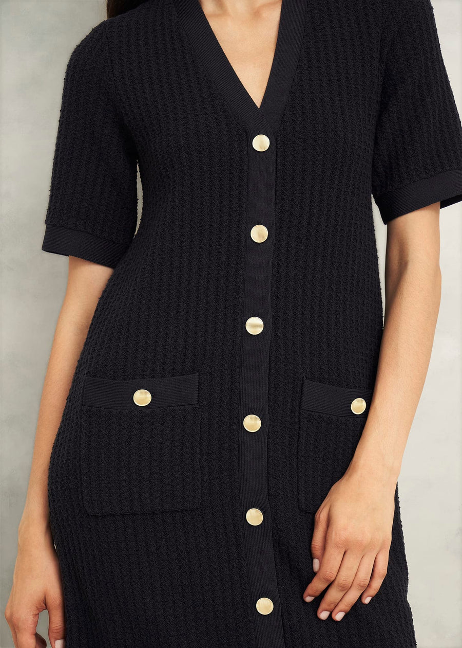 Tatton Knitted Dress 0224/9727/9083l00 Black