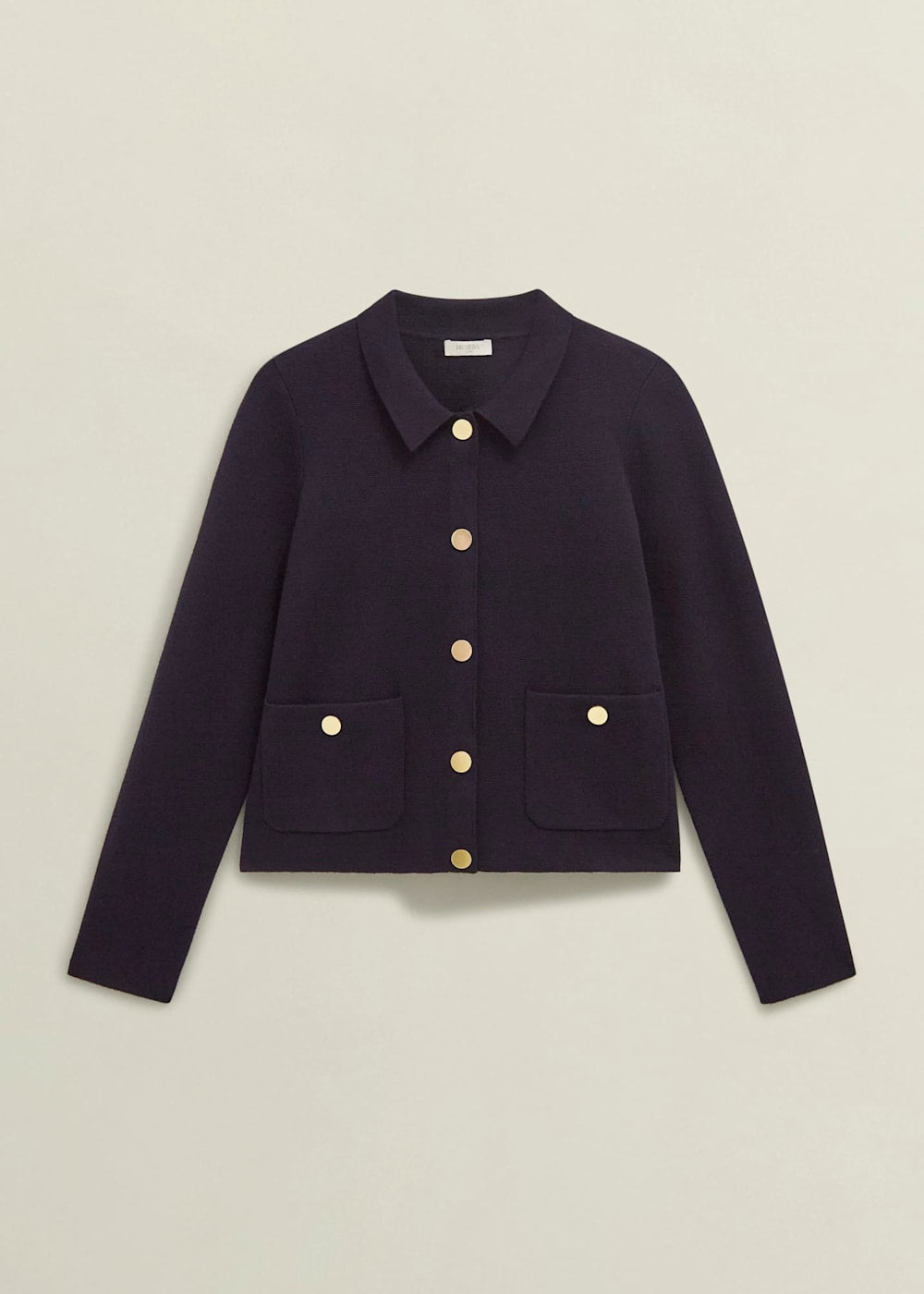 Daisy Knitted Jacket 0224/9737/9083l00 Hobbs-Navy