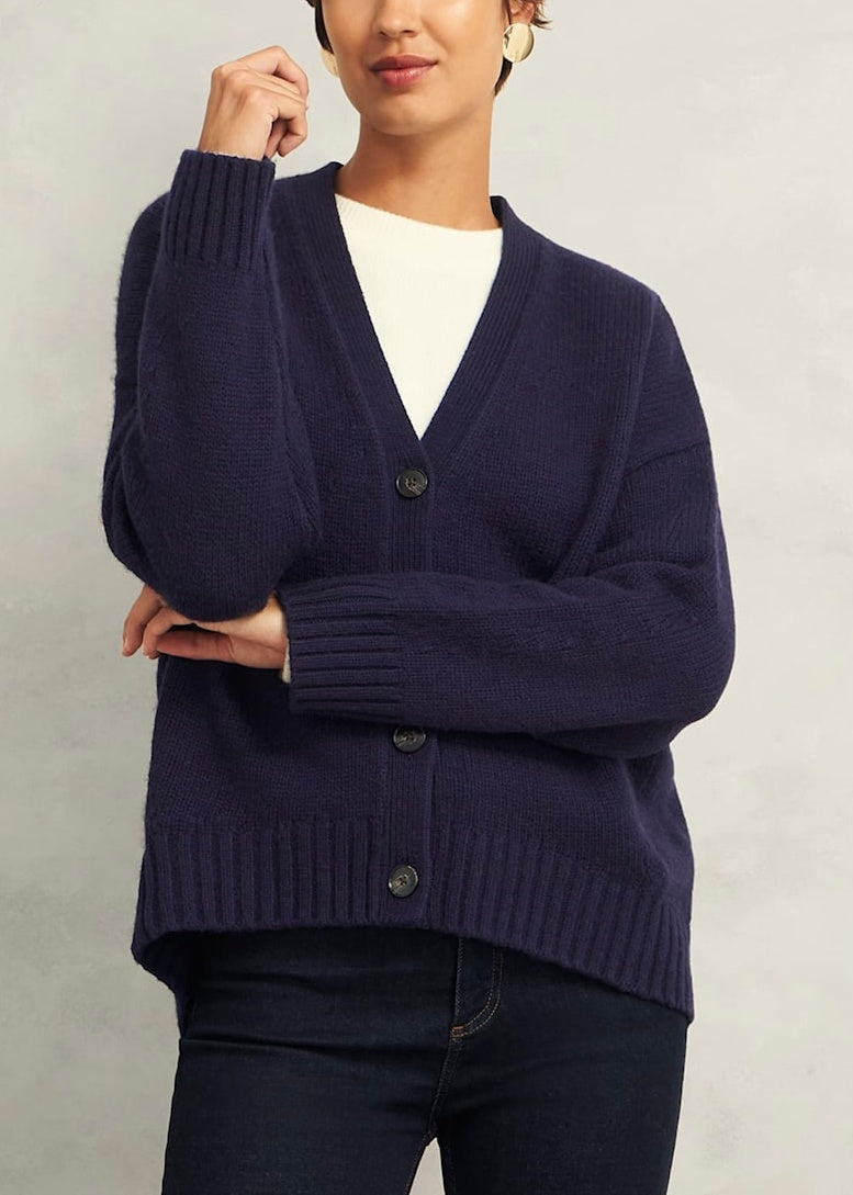 Ember Cardigan 0224/9745/9845l00 Hobbs-Navy