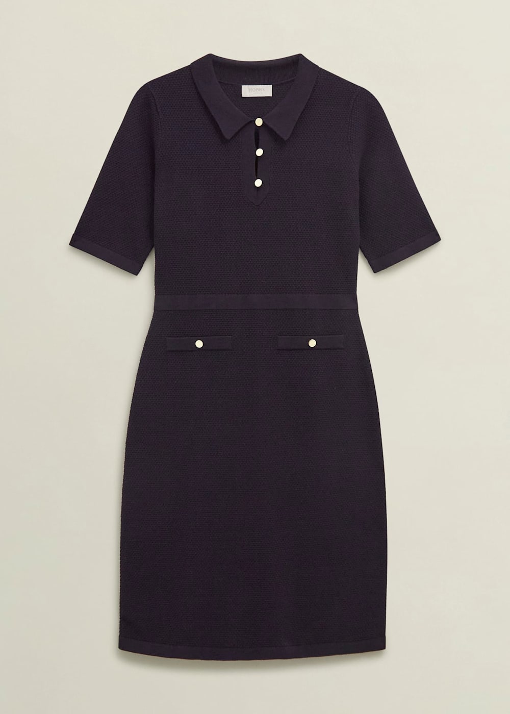 Niamh Knitted Dress 0224/9749/1185l00 Hobbs-Navy