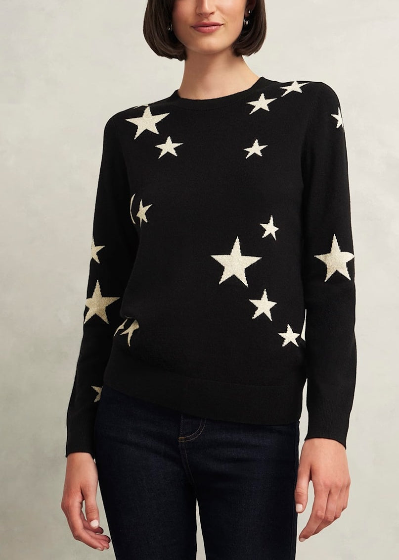 Samira Star Jumper 0224/9768/9044l00 Black-Ivory