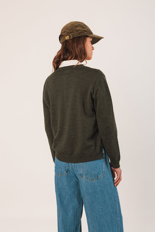 Cardigan Ax516 Oliva